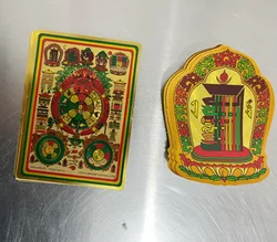 2026 NEW Asia Tibet temple amulet Buddha figure Auspicious Kalachakra Nine Palaces and Eight Trigrams phone CAR HOME sticker
