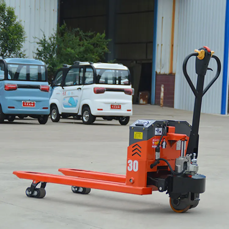 3000kg Weigh Semi Electric Pallet Truck Semi Electric Pallet Truck 2.5t Electric Pallet Truck Hydraulic