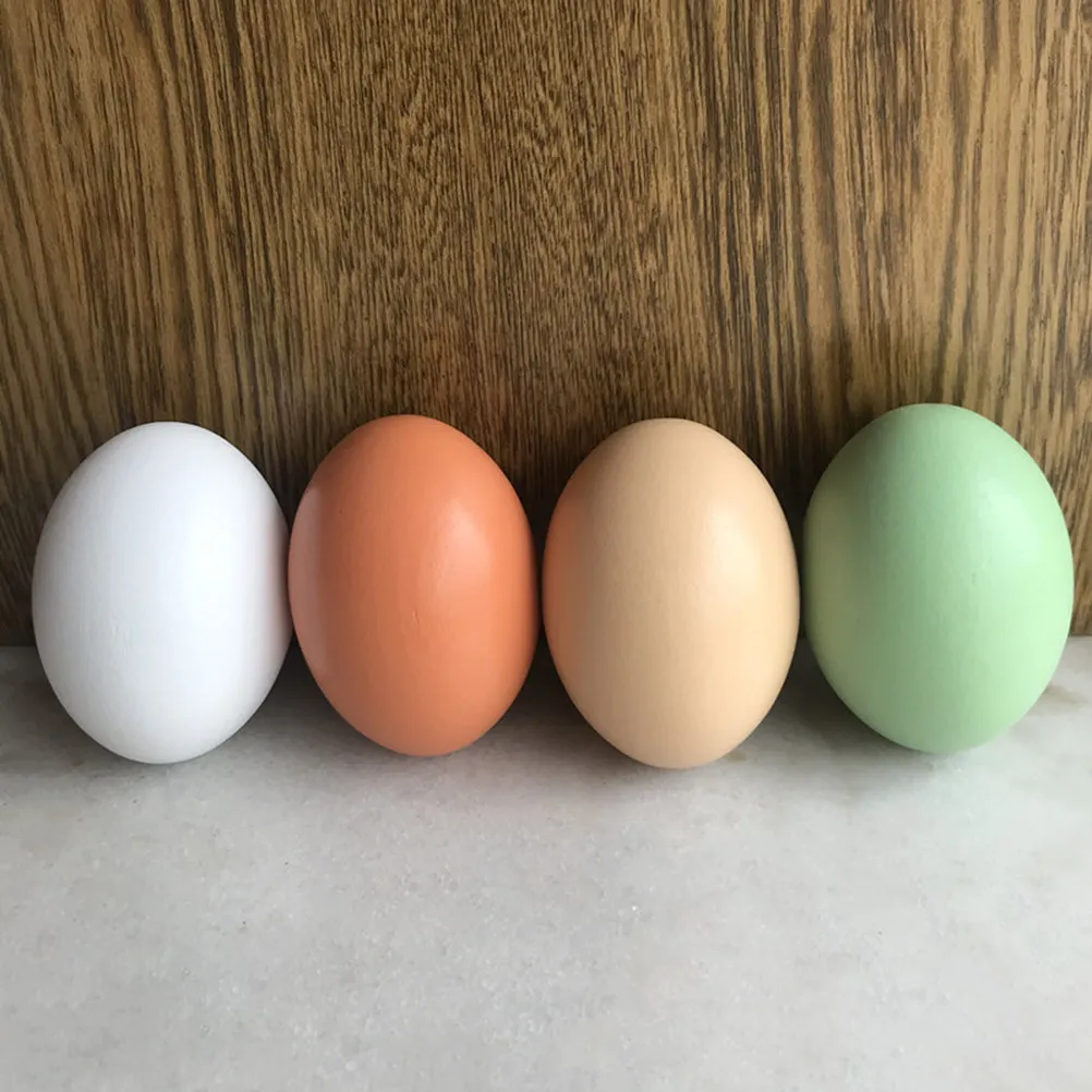 10Pcs Artist-Grade Simulation Eggs for Small-Surface Painting Practice Easter Decor Kids Creative Play DIY Coloring Craft Eggs