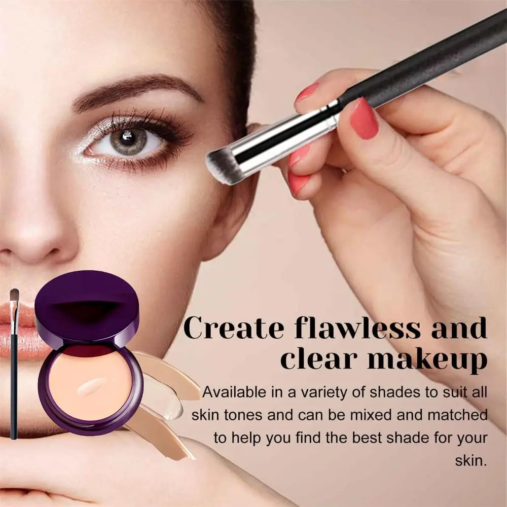 Crème pour le visage mate douce, correcteur hydratant longue durée, fond de teint léger pour peau foncée