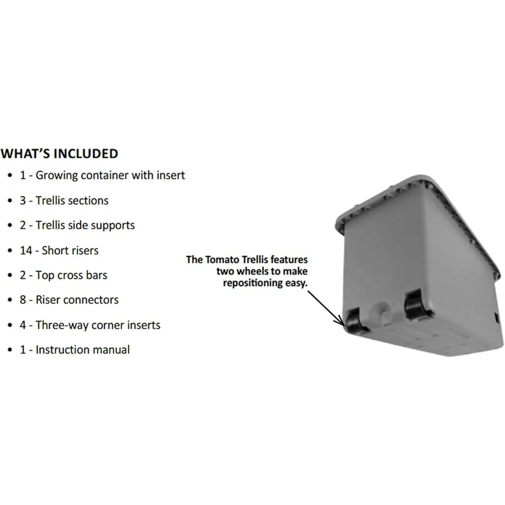 نظام زراعة الطماطم سعة 10 جالون مع برج تعريشة بطول 4 أقدام لكروم التسلق الداخلي/الخارجي #5