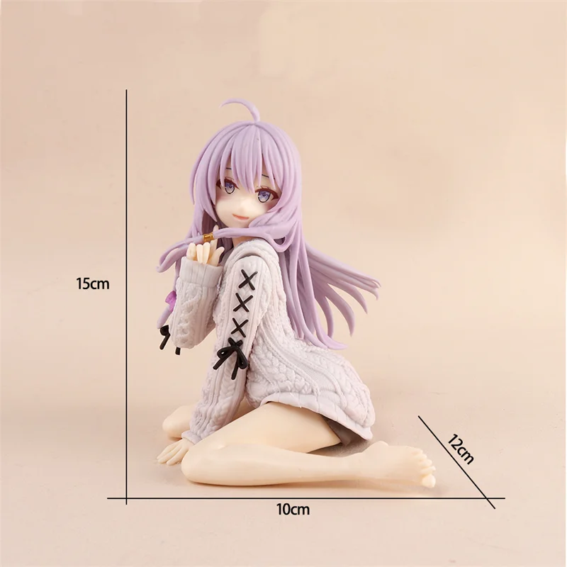 شخصية أكشن PVC لرحلة إيلينا ، دمية أنيمي ، فستان محبوك ، نموذج ساحر ، ألعاب تجميع ، هدايا عيد الميلاد ، 15