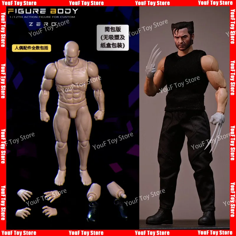 In Stock Vtoys Bms Figure Body Zero Men Soldier 1/12 Anime Action Figure Statue Doll Collection Model Kid Toy Birthday Gifts