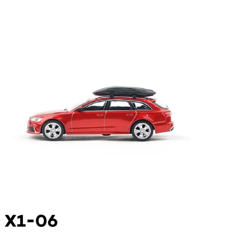 Xcartoys 1:64 Au-di RS6 Av-ant (C7) X1-06 Red Alloy Simulation Model Car