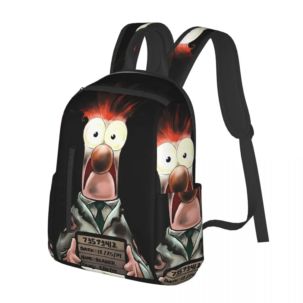 

Beaker Muppets Student Backpack School Bag Hiking Travel Daypack for Men Women Fashion Bookbag Shoulder Bags