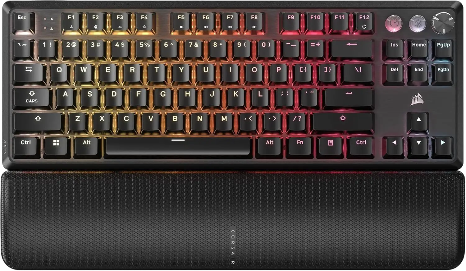 

Tenkeyless Mechanical Gaming Keyboard with RGB, Pre-Lubed Hall Effect Switches, SOCD and Rapid Trigger, ABS Double-Shot, Black
