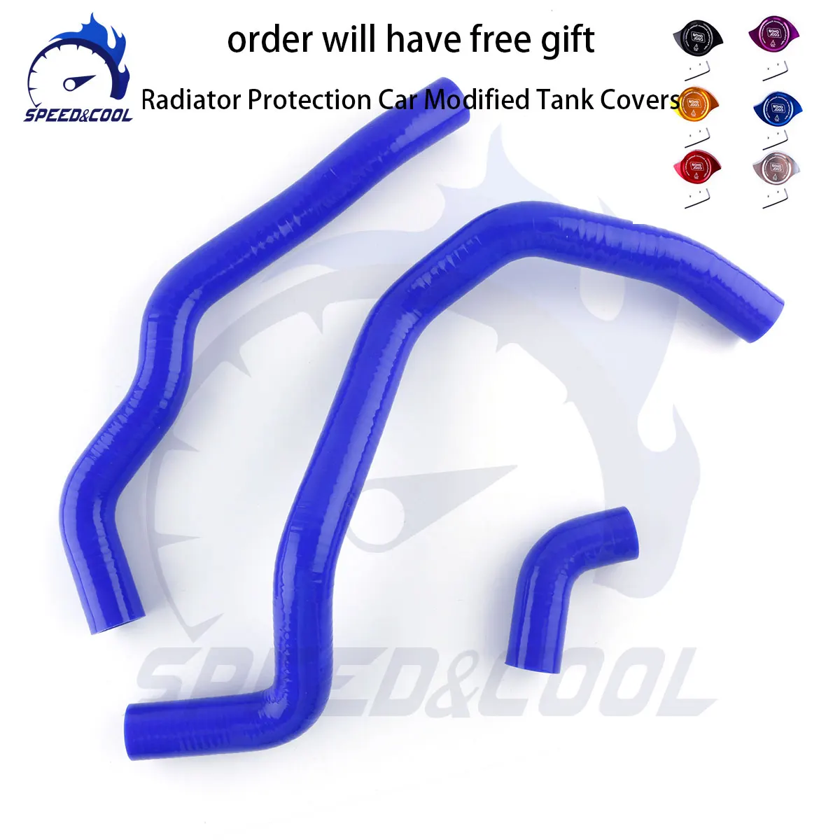 SPEED&COOL For 2001-2008 Honda Fit Jazz L13A L15A i-DSI VTEC GD1 GD3 1.5 L Car Silicone Radiator Coolant Pipe Tube Hose Kit