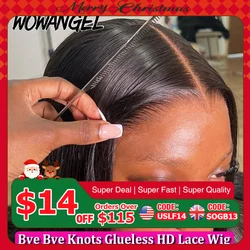 Bye Bye Knots Wigs 5x5 HD Lace Closure Wigs Natural Scalp 28inch Glueless Wigs Human Hair Ready to Wear Brazilian Hair For Woman