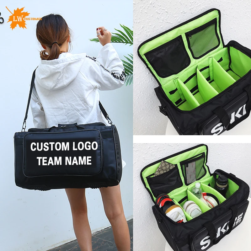 Customized sports basketball bag large capacity travel bag printed personalized logo soccer storage bag