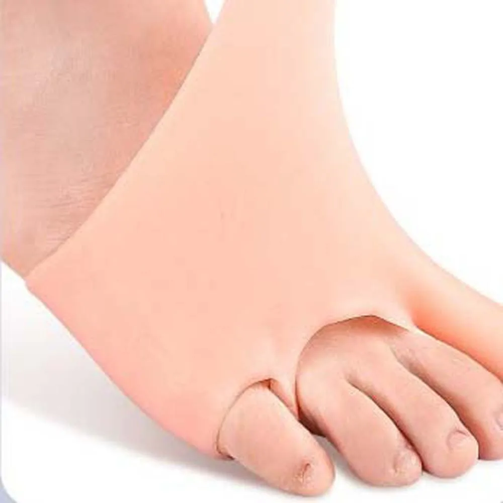 เครื่องมือดูแลเท้า Toe Straightener Toe Orthotics BRACE Corrector Thumb Toe Separators SEBS Pedicure Forefoot Cushion Pads Unisex