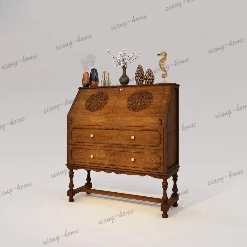 YJ Ancient Aesthetic Jewelry Cabinet Popular Wrought Fragrance Jewelry Cabinet Special Living Room Furniture Portagioie XYZBG50