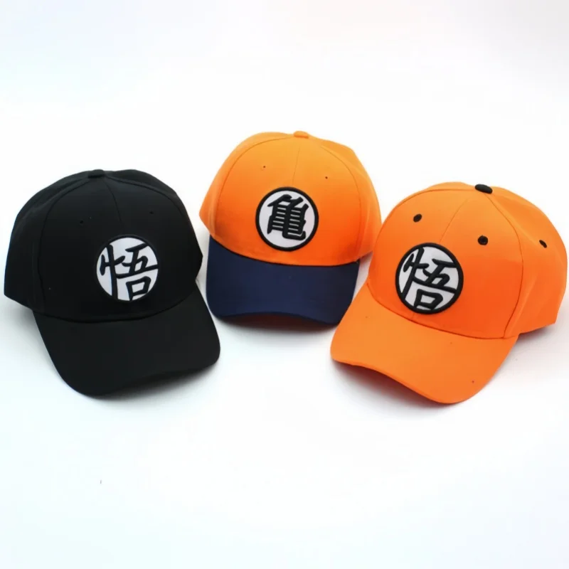 High Quality Anime Dragon Ball Goku Snapback Cap Embroidered Baseball Cap For Men Women Adjustable Hip Hop Dad Hat Birthday Gift