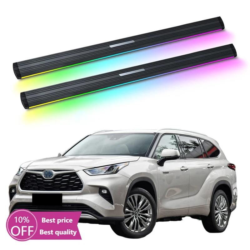 

Cc CarAutomatic Electric Power Side Step Running Board LED Light for Toyota Highlander 2022-2025