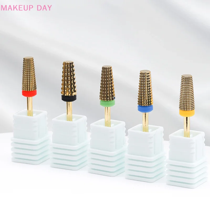 Carbide Tungsten Nail Drill Burr Bits Milling Cutter For Manicure Machine Electric Drill Bit Machine For Nail Tools Accessories