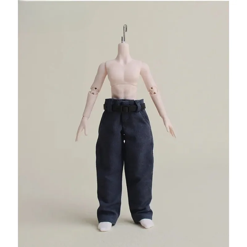 Gestricktes Langarmshirt im Maßstab 1:12, Skijacke, gerade geschnittene Freizeithose, Gürtel für 6 Zoll große BJD Asi 3.0 Spielfiguren – Detail 4