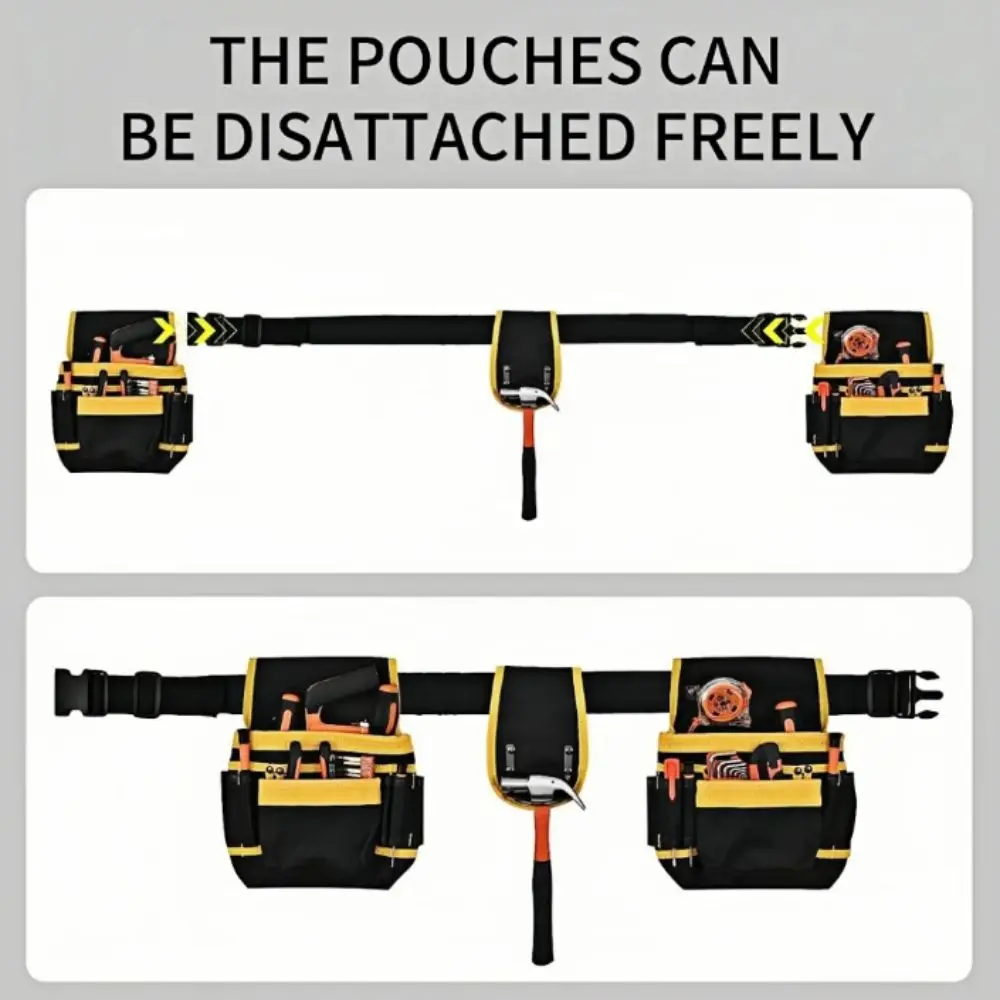 

Магнитный ремень для инструментов с 26 ремнями Магнитный держатель для инструментов Съемный чехол Прочная сумка для инструментов Прочная конструкция