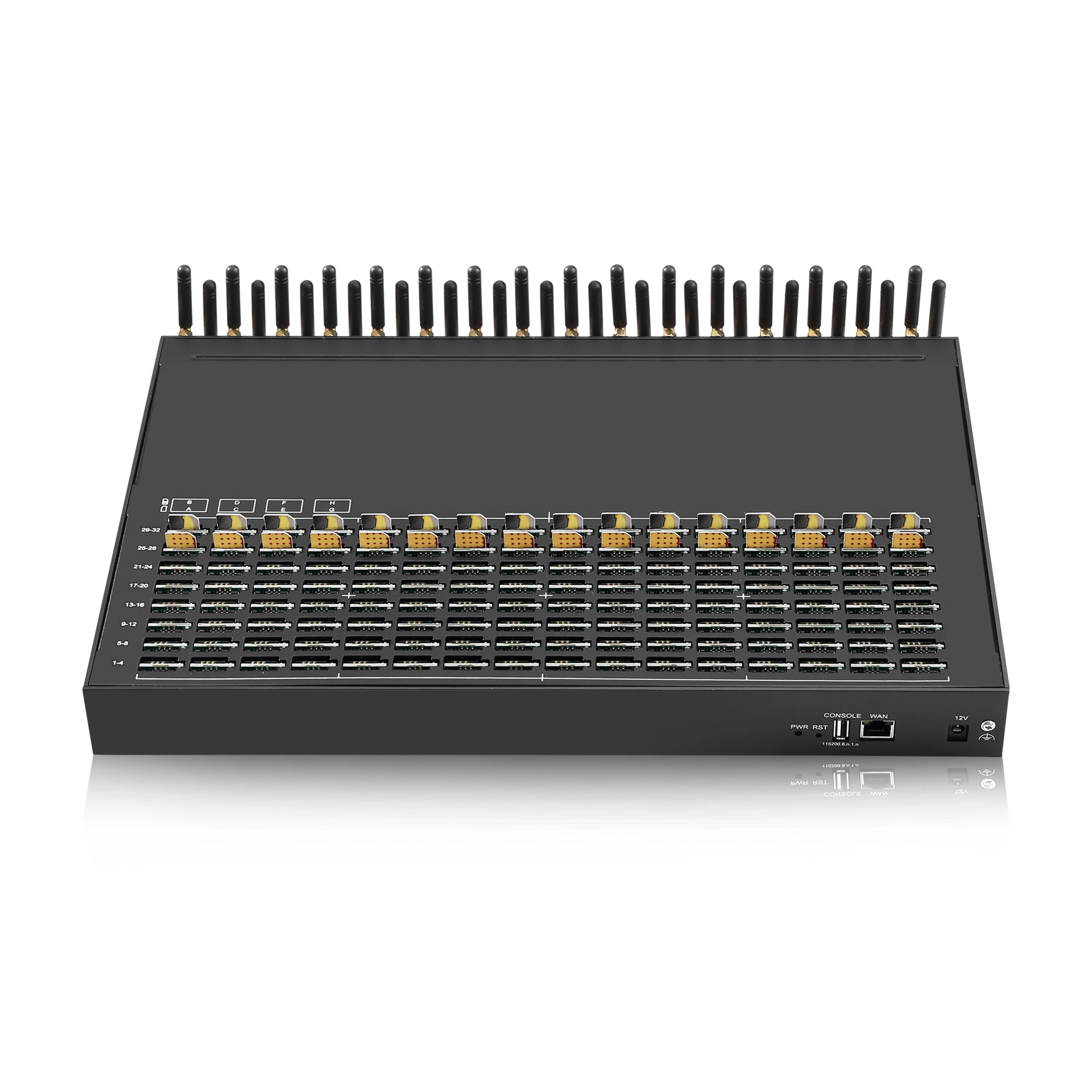 4G Calls Router 32 Ports 256 Slots LTE Short Message Service Gateway Support Remote Control Bulk Messages Machine