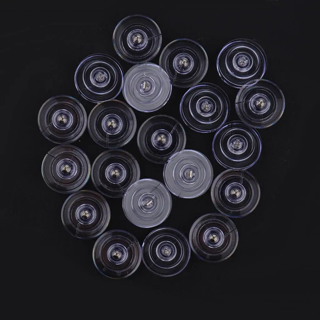 

Blue Sewing Machine Bobbins Plastic Attachments Clear Accessories for Household Sewing Machine DIY