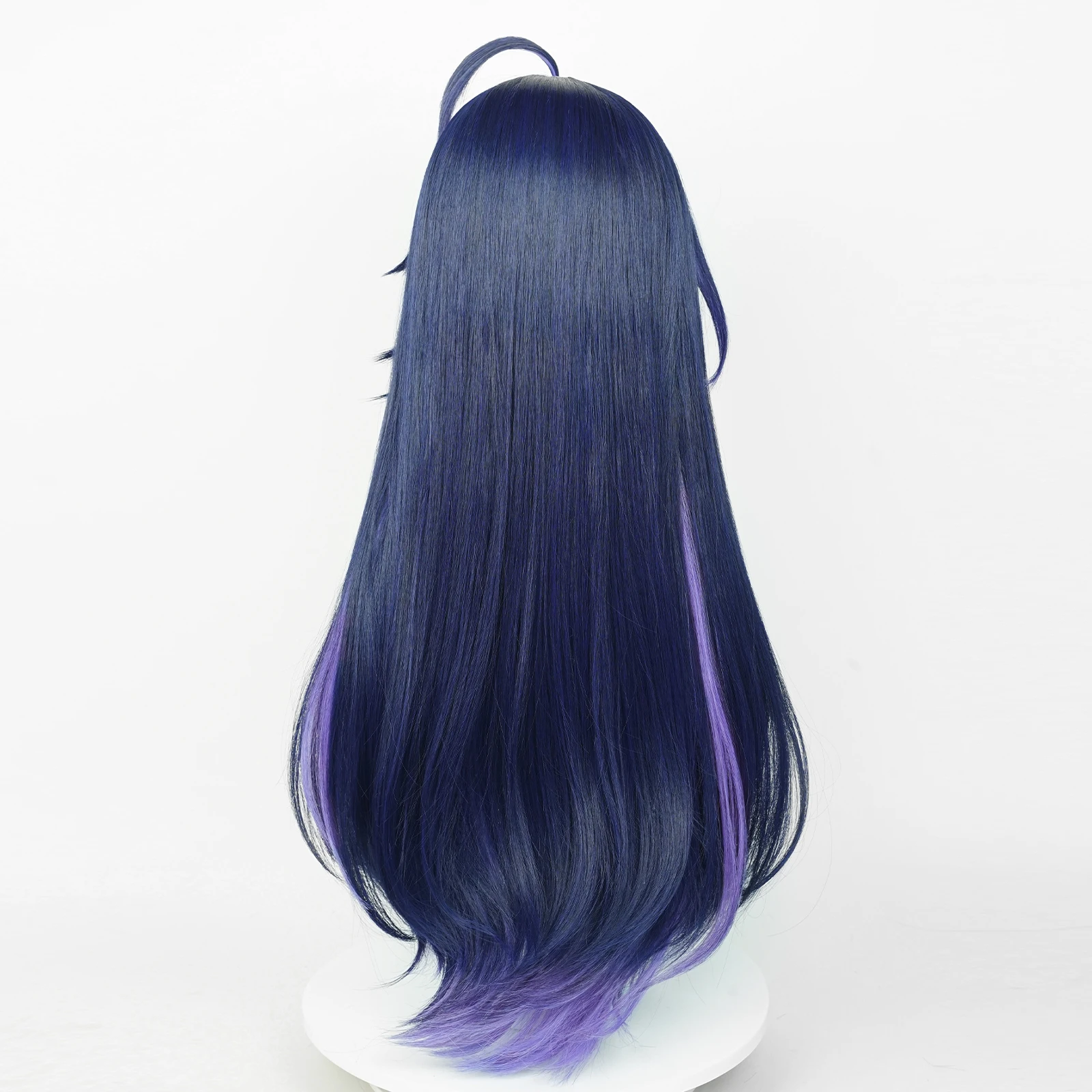 RANYU Honkai: Star Rail Seele Wigs with Bangs Synthetic Long Straight Purple Game Cosplay Hair Wig for Party