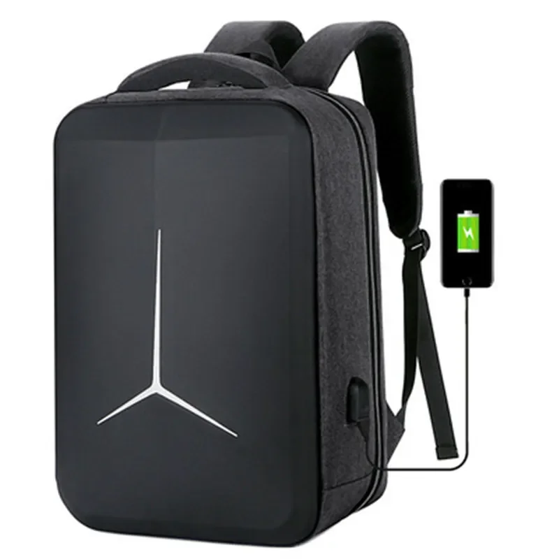 Anti-Diebstahl-Rucksack Männer Business Laptop Rucksack Tasche wasserdicht Aufladen minimalist ischen Tages rucksack männlich Mochila Frauen Männer