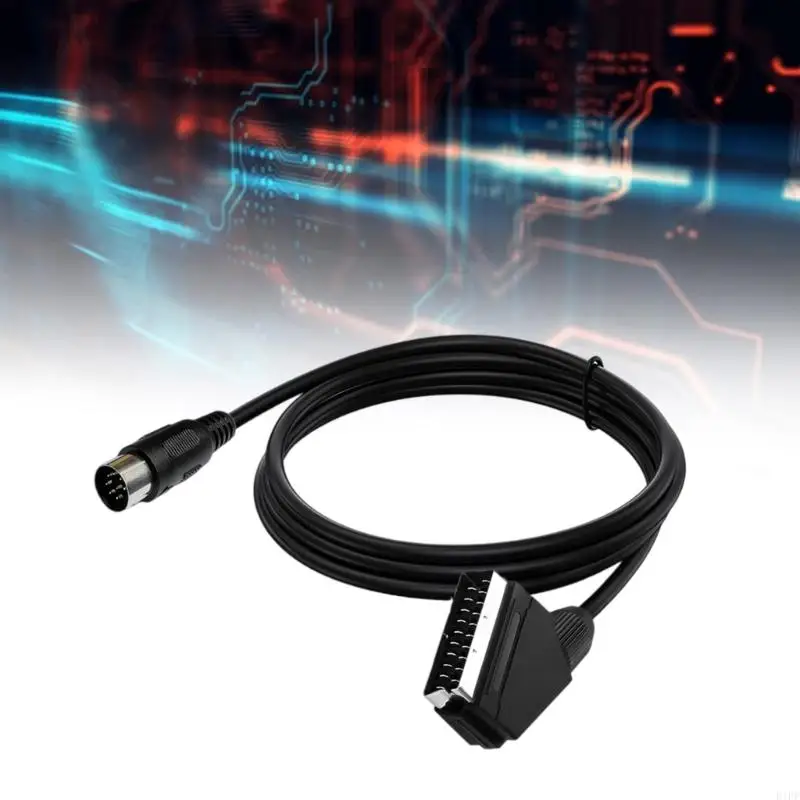 E1PF Professional Scart до 8PIN AV Line High Fidelitys Sound Video Transmission Wire