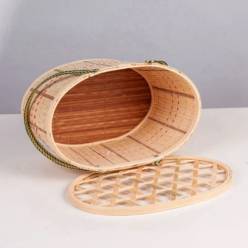 Eggs And Other Bamboo Woven Basket Bamboo Basket For Specialty Product Packaging And Gift Giving