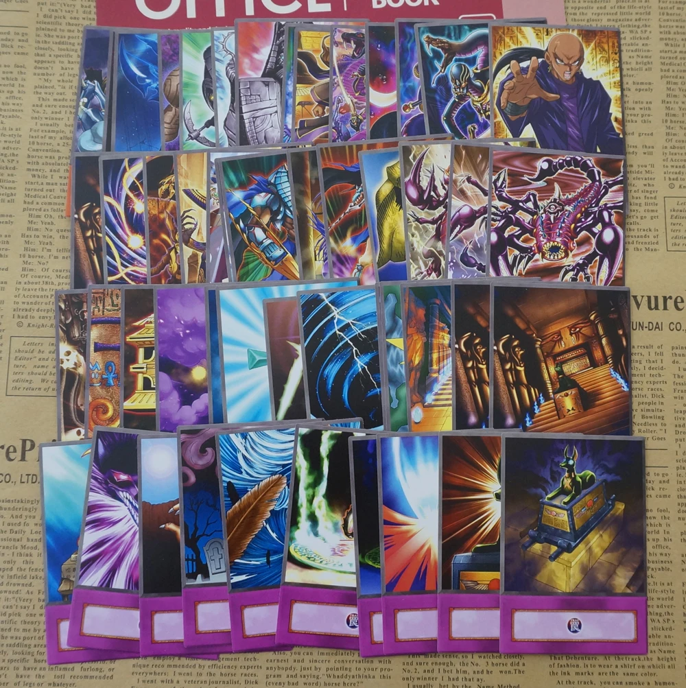 50pcs/set YGO Odion Ancient Egyptian-Themed Deck Orica Temple of the Kings Trap Monsters Game Collection Paper Cards