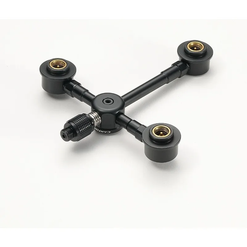 Three supply two flat gas adapter outdoor stove three heads with closed gas accessories