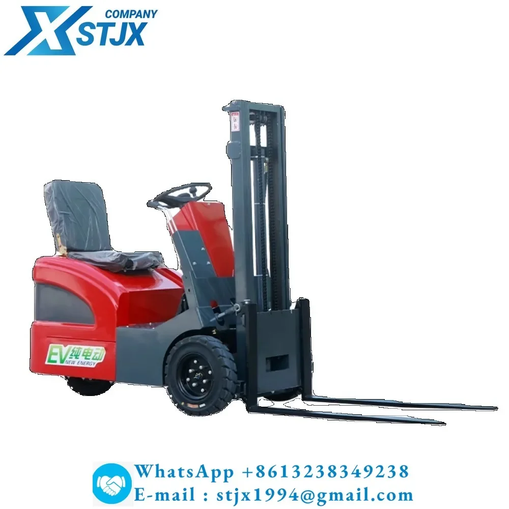 Mini-Elektro-Gabelstapler mit drei Fulcrum-Sockeln, hydraulischer Hebe-Ministapler