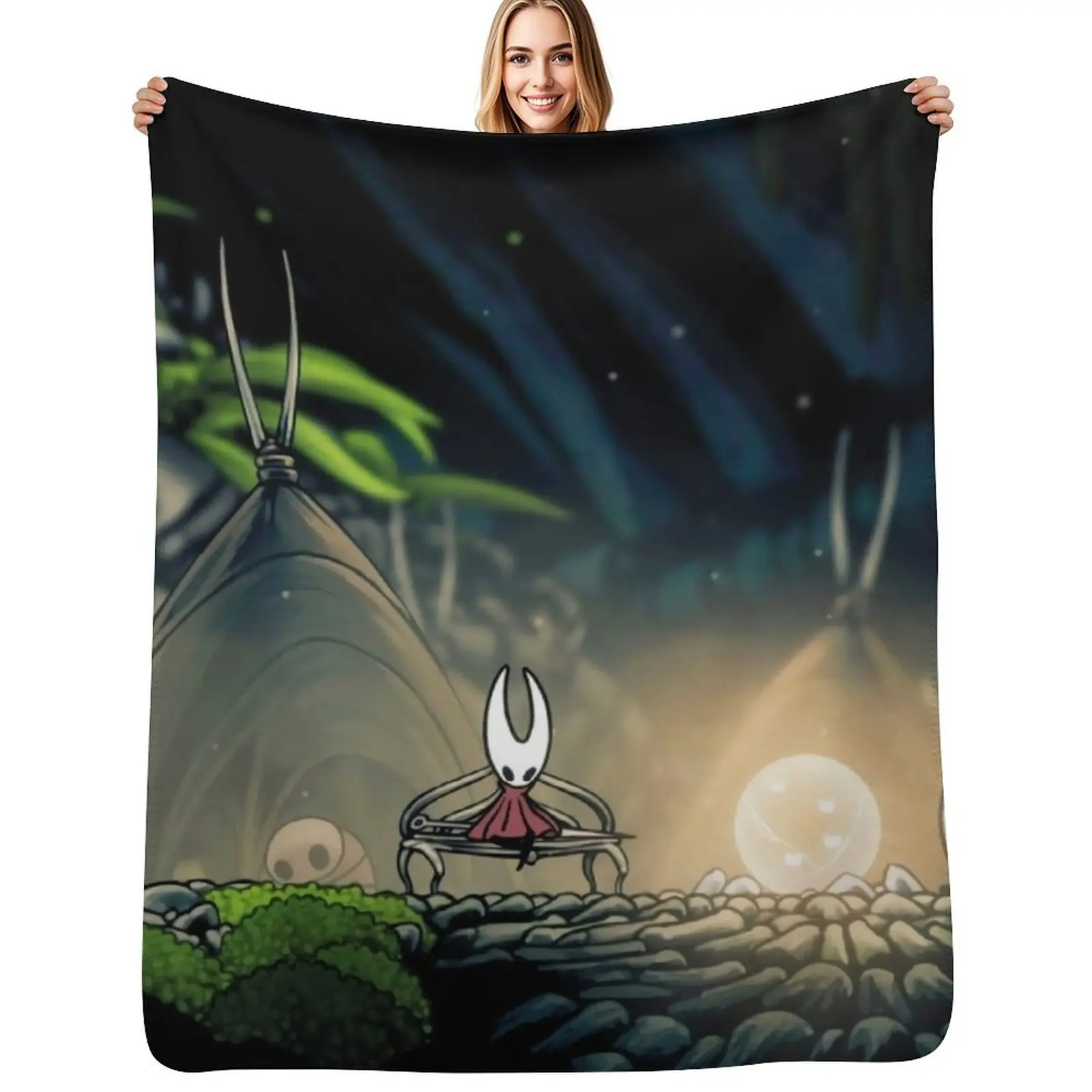 

Hollow Knight Bench Rest Throw Blanket Decorative Throw Luxury Brand Blankets