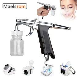 Professional น้ำออกซิเจนเครื่อง Jet Spray Gun ชุดบำรุงผิวหน้าทำความสะอาดรูขุมขน Whitening สปาซาวน่าสปาความงาม Home