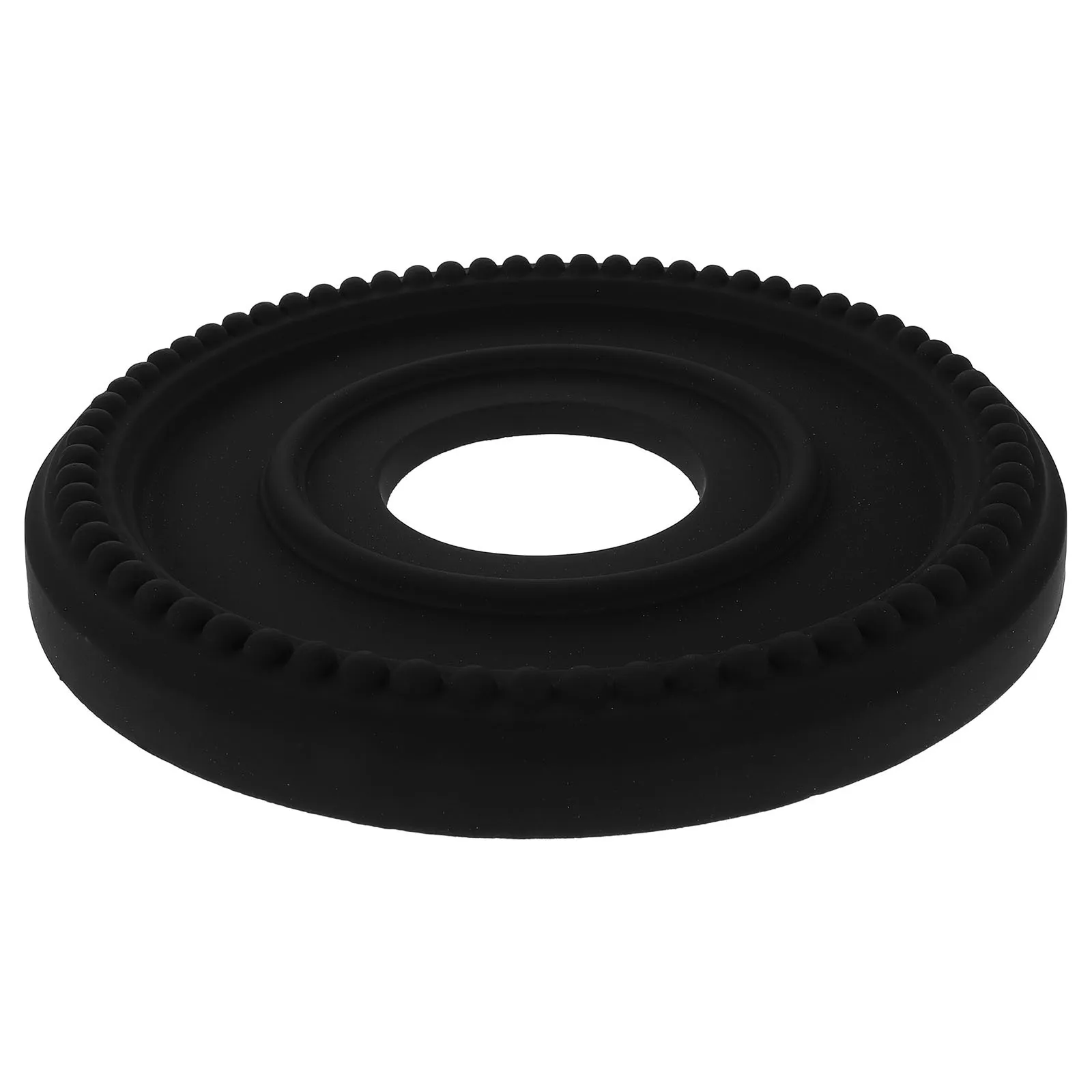 

European Vintage Light Canopy Plate Pu Round Ceiling Cover For Living Room Study Lamp Fixture Mounting Bracket Led Bulb