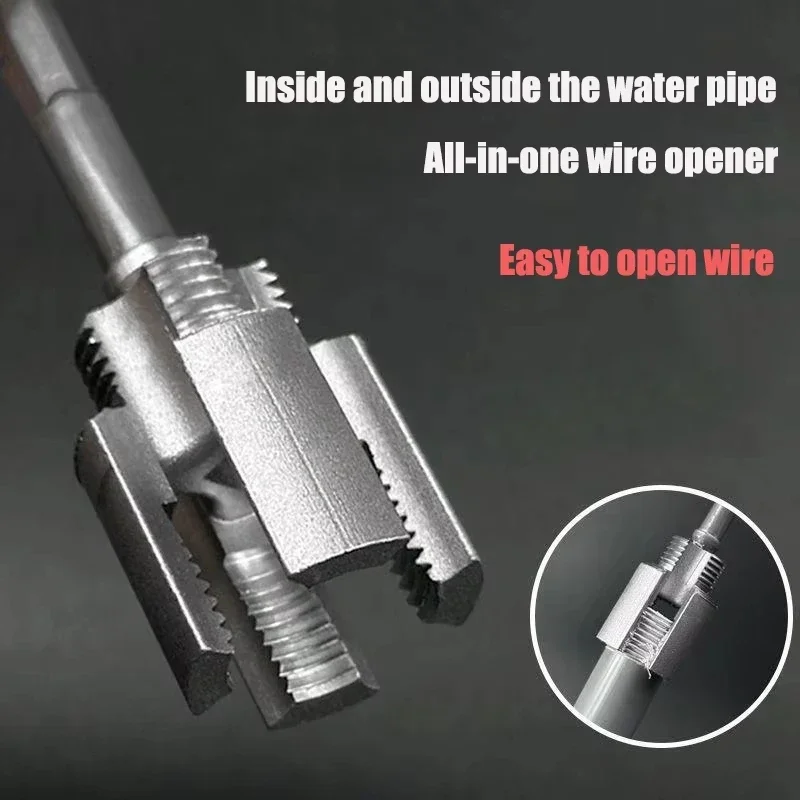 

Integrated Internal and External Thread Pipe Threading Tool for 1/2-inch PPR Pipes with Taps and Dies for Thread Cutting