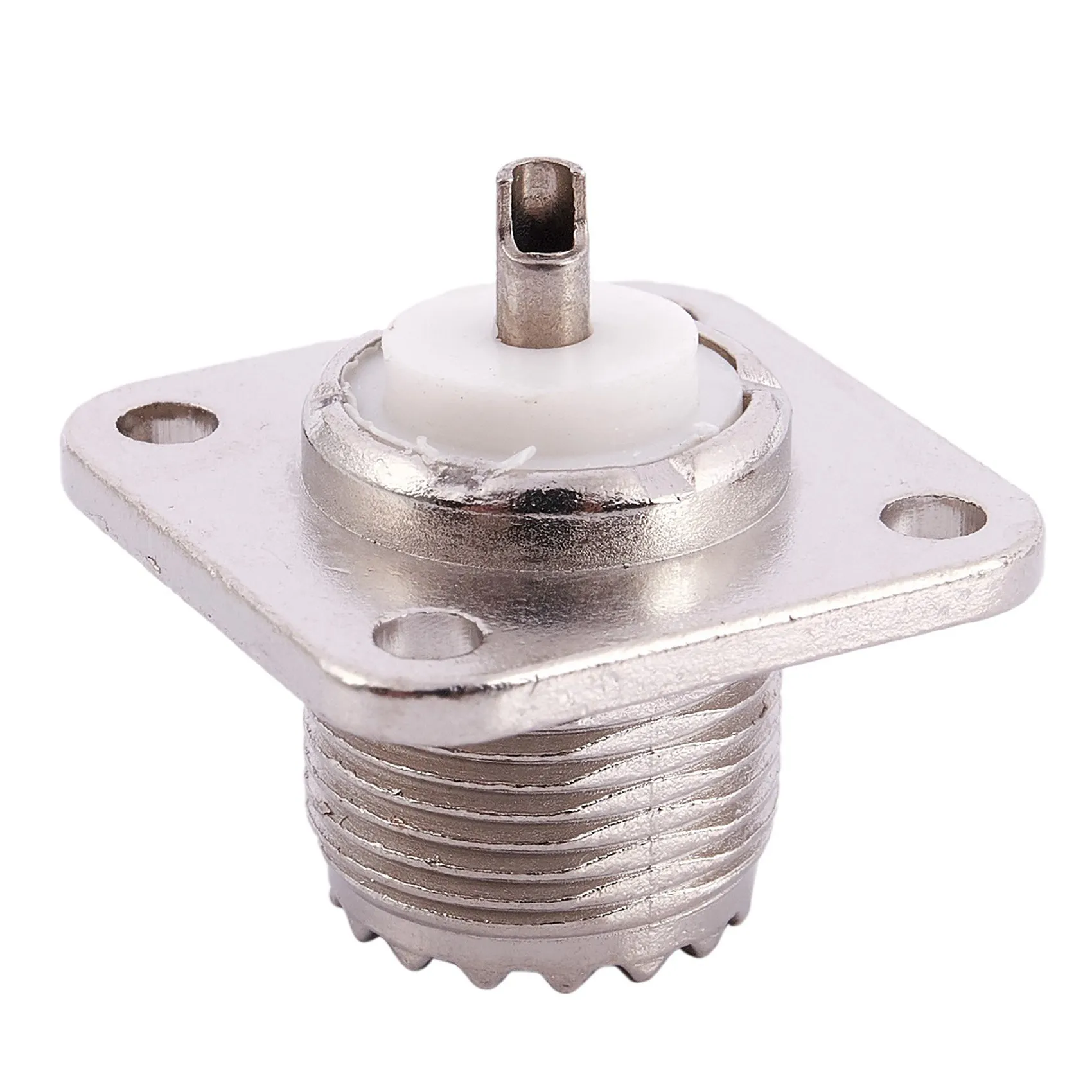 Classic-10X UHF Female SO239 Panel Chassis Mount Flange Deck Mount Solder Cup RF Connector