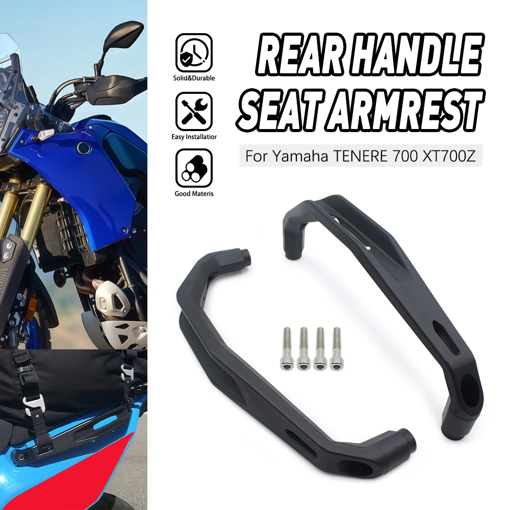 For Yamaha Tenere 700 Tenere700 XT700Z XT 700 Z Motorcycle Passenger Rear Grab Handle Seat Hand Handle Grab Bar Rail