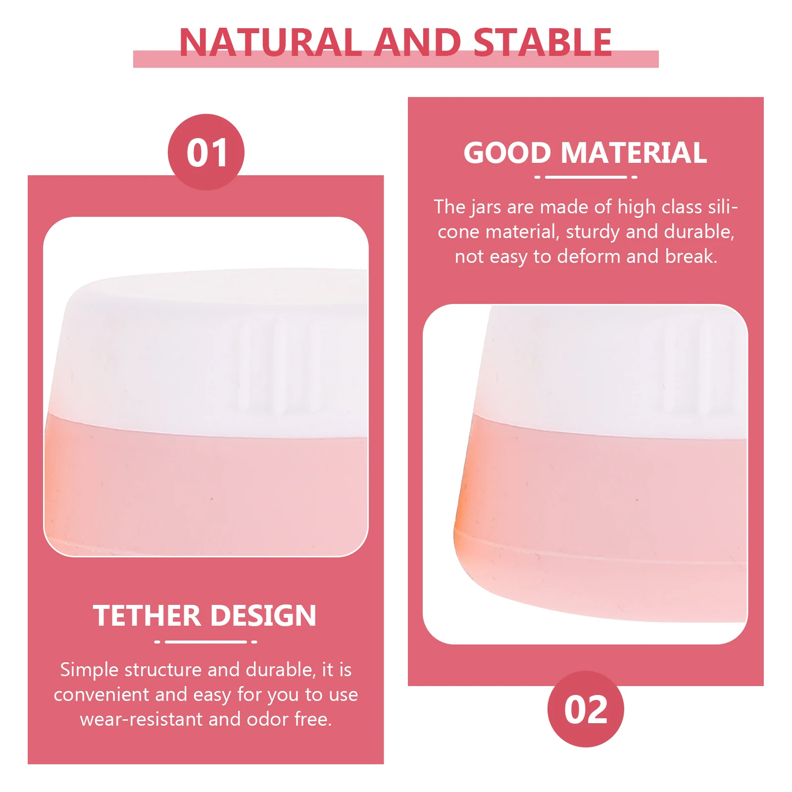 

3 Pcs Bottled Liquid Travel Containers Silicone Sample Jar Jars Household Silica Gel Leak Proof Bottles Miss