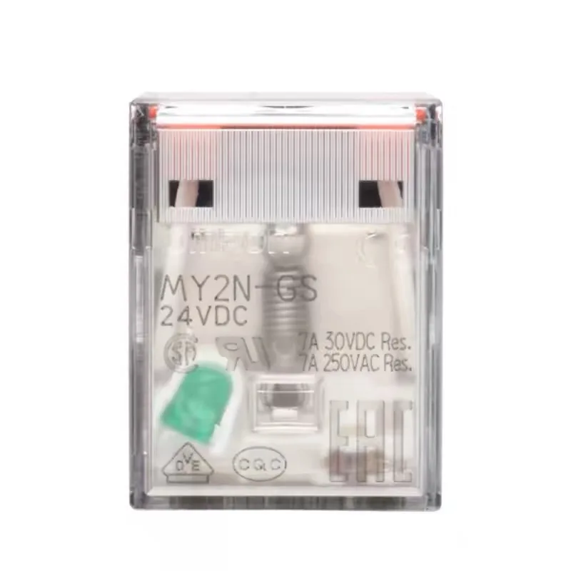 OMRON Intermediate Relay MY2N‑GS / MY4N‑GS / MY2N‑J / MY4N‑J / MY2N‑GS‑R, DC24V / AC220V, General‑Purpose Relay with PYFZ‑08‑E R