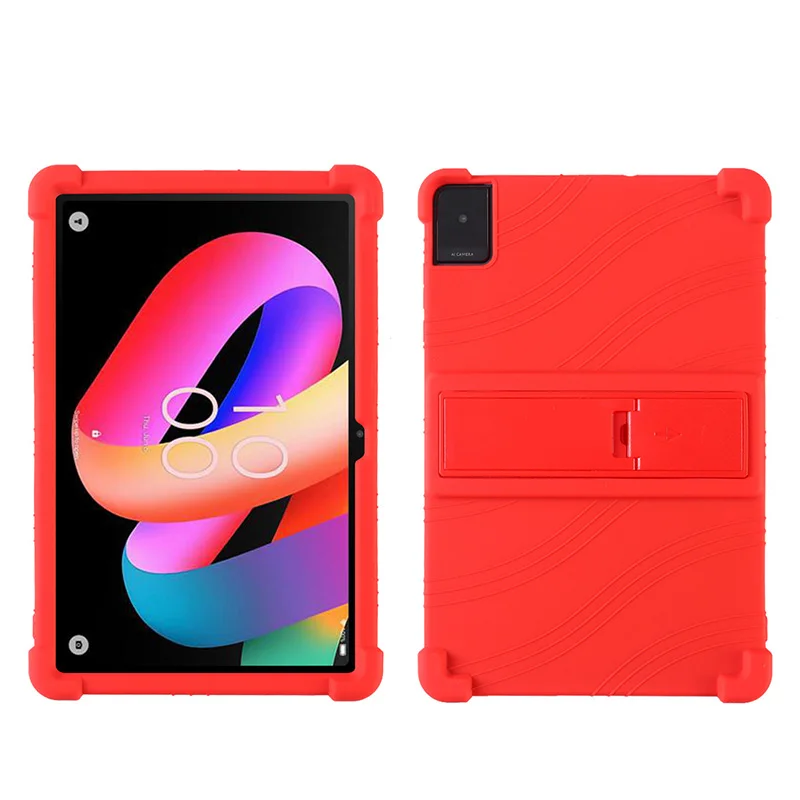 Etui na tablet TCL Tab 10L Gen 4, 10 cali, przyjazne dla dzieci, miękkie silikonowe, z regulowaną podstawką, ochronny pokrowiec 8483A — zdjęcie produktu 3