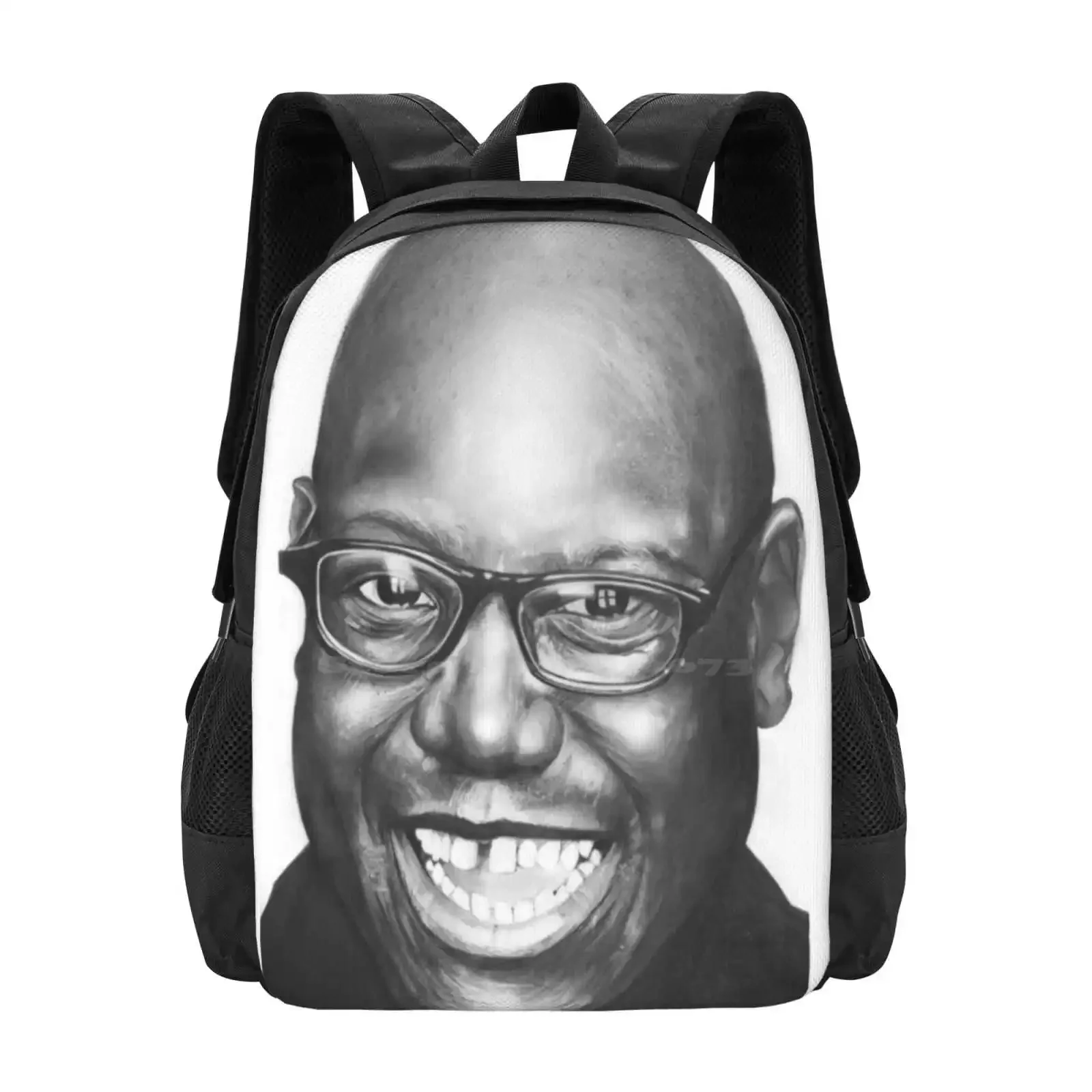 

Carl Cox Новые поступления сумки унисекс студенческая сумка рюкзак Dj портрет музыкальный карандаш черный белый Carl Cox Ibiza Club