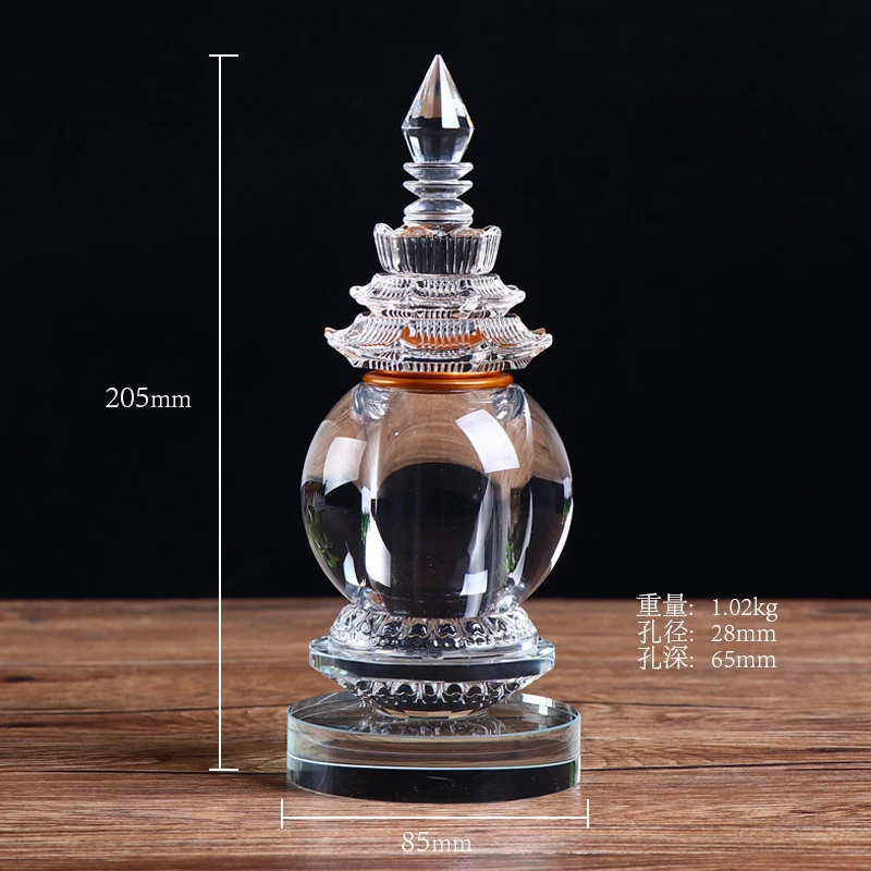 GOOD Southeast Asia Buddhism Sarita stupa Pagoda HOME Buddhist shrine talisman buddha dagoba tower crystal bottle statue