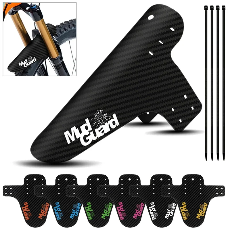 

1PC Colorful Bike Fenders Front Rear MTB/ Road Mudguards Durable Protective Cycling Accessories