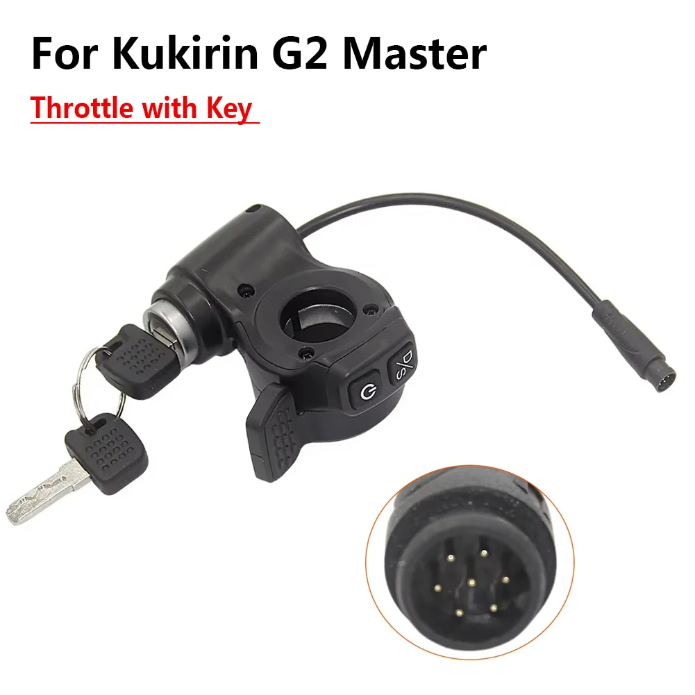 

Оригинальный переключатель на руле, дроссельная заслонка с ключом для Kukirin G2 Master, электрический скутер, скоростной акселератор, 7-контактные детали