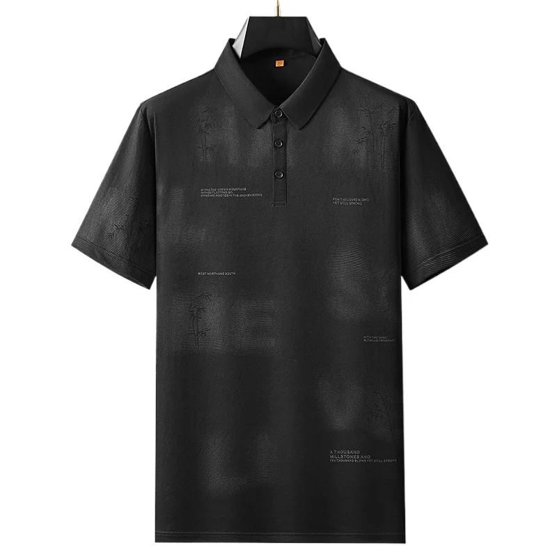 New Arrival Suepr Large Summer Fashion Casual Collar Half Sleeved T-shirt Men's Loose Cotton Plus Size XL-4XL 5XL 6XL 7XL 8XL