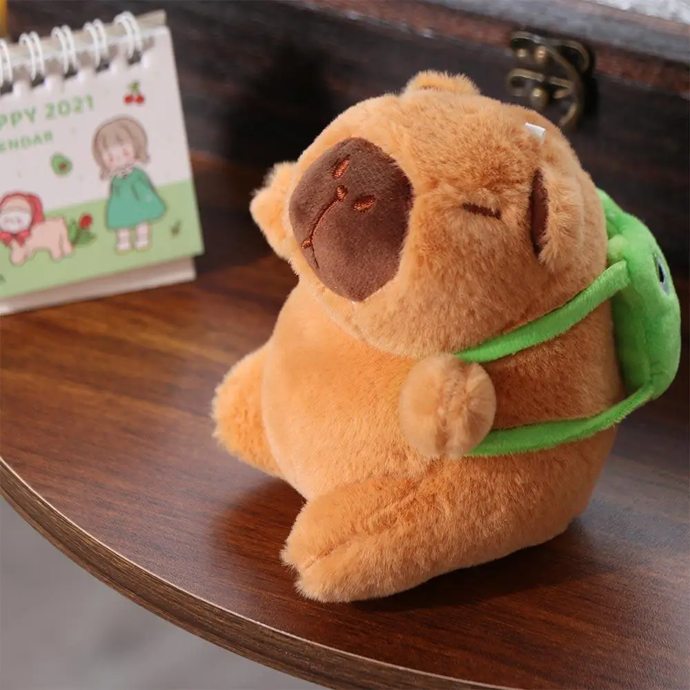 

Capybara Simulation Capibara Keychain Frog backpack Simulation Capybara Plush Pendant Keyring Cute Capybara Plush Toy