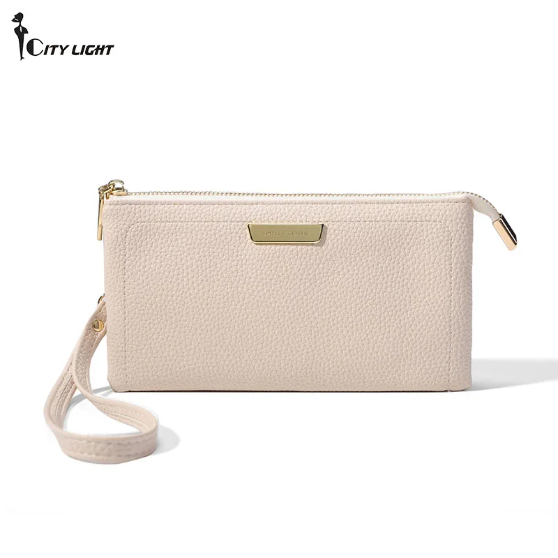 New Mobile Phone Bag High Capacity Fashion Women Wallets Long Female Zipper Clutch Ladies Wristlet Ultra Thin Purse