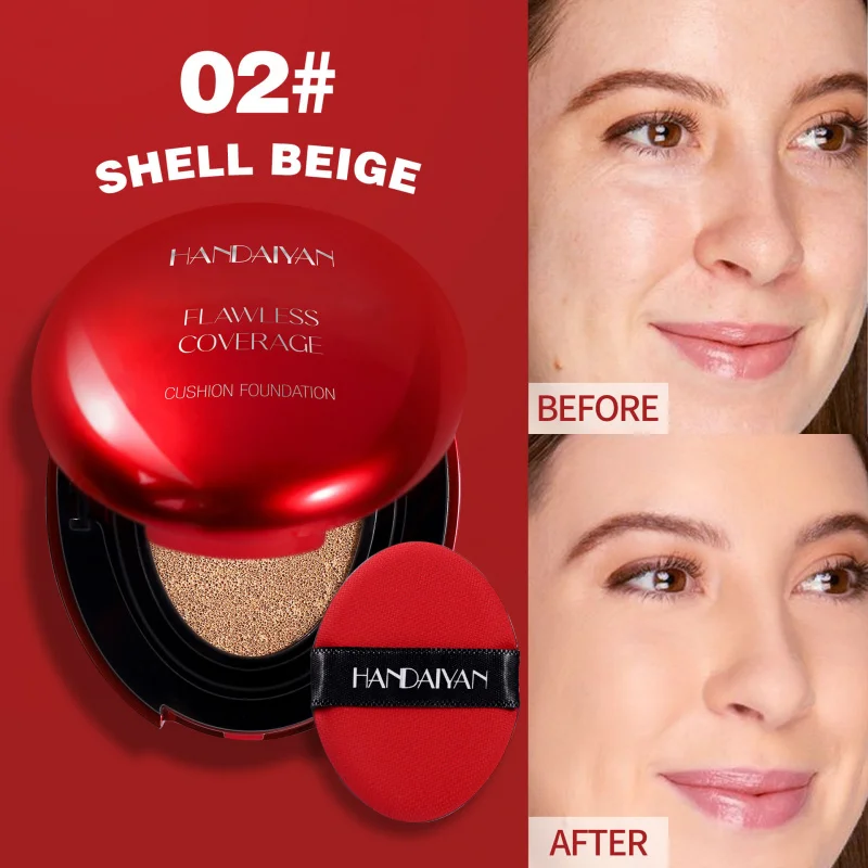 5-Color Cushion Foundation offers long - lasting wear intense moisturization and full coverage to flawlessly even out skin tone