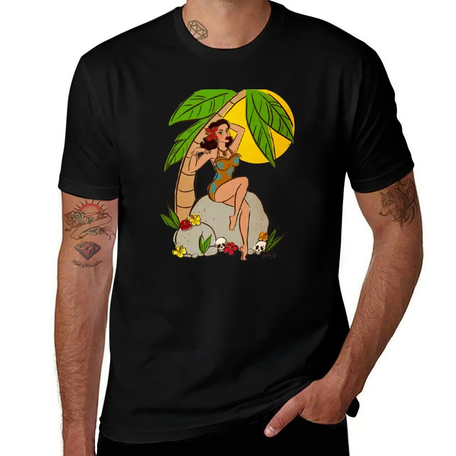 

Tiki Girl T-Shirt shirts graphic tees sublime shirts men