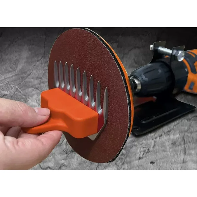 Electric Sheep Shearing Blade Sharpener Wool Clippers Sandpaper Grinding Machine Blade Sharpener Disc Rotary Tool