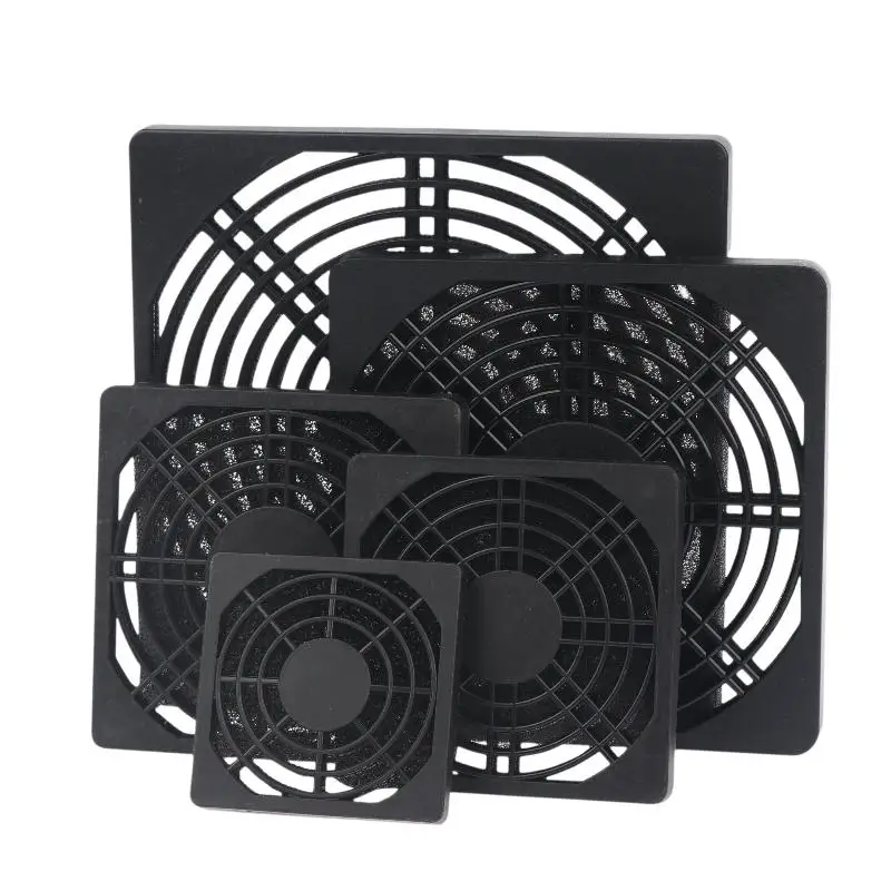 Hochdichtes Staubfilternetz für Lüfter, wiederverwendbare Abdeckung 60mm bis 150mm für Netzteilkühllüfter – Detail 12