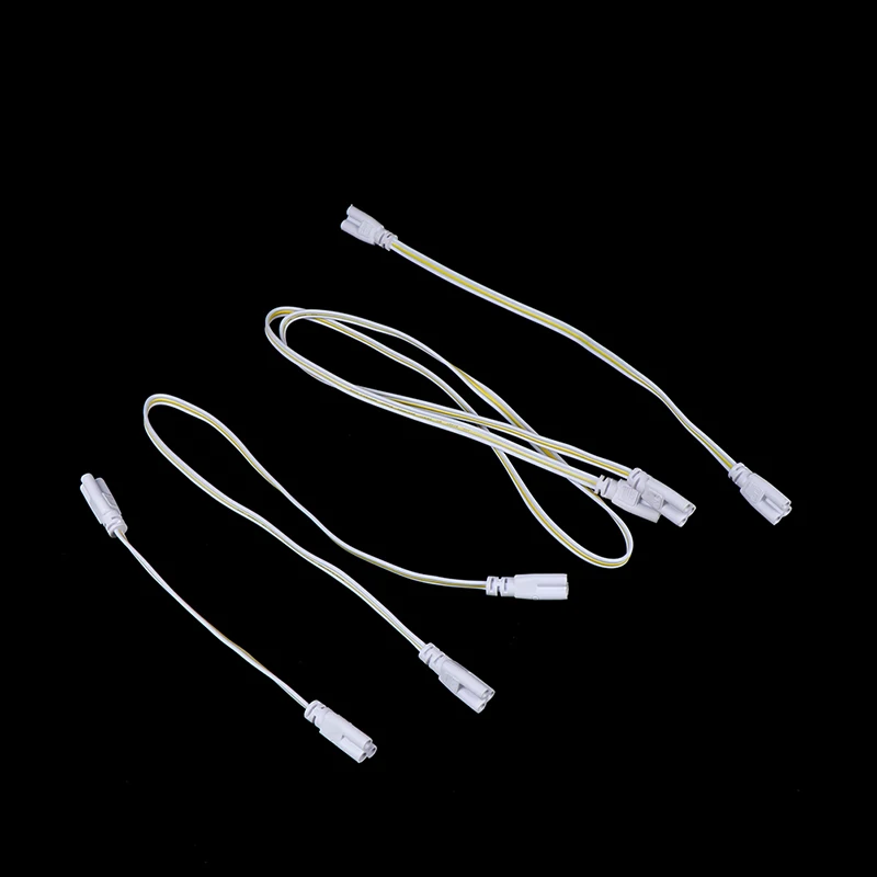 1pc LED Tube Lamp Connected Cable T4 T5 T8 LED Light Double-end Connector Wire 20/30/50/100cm